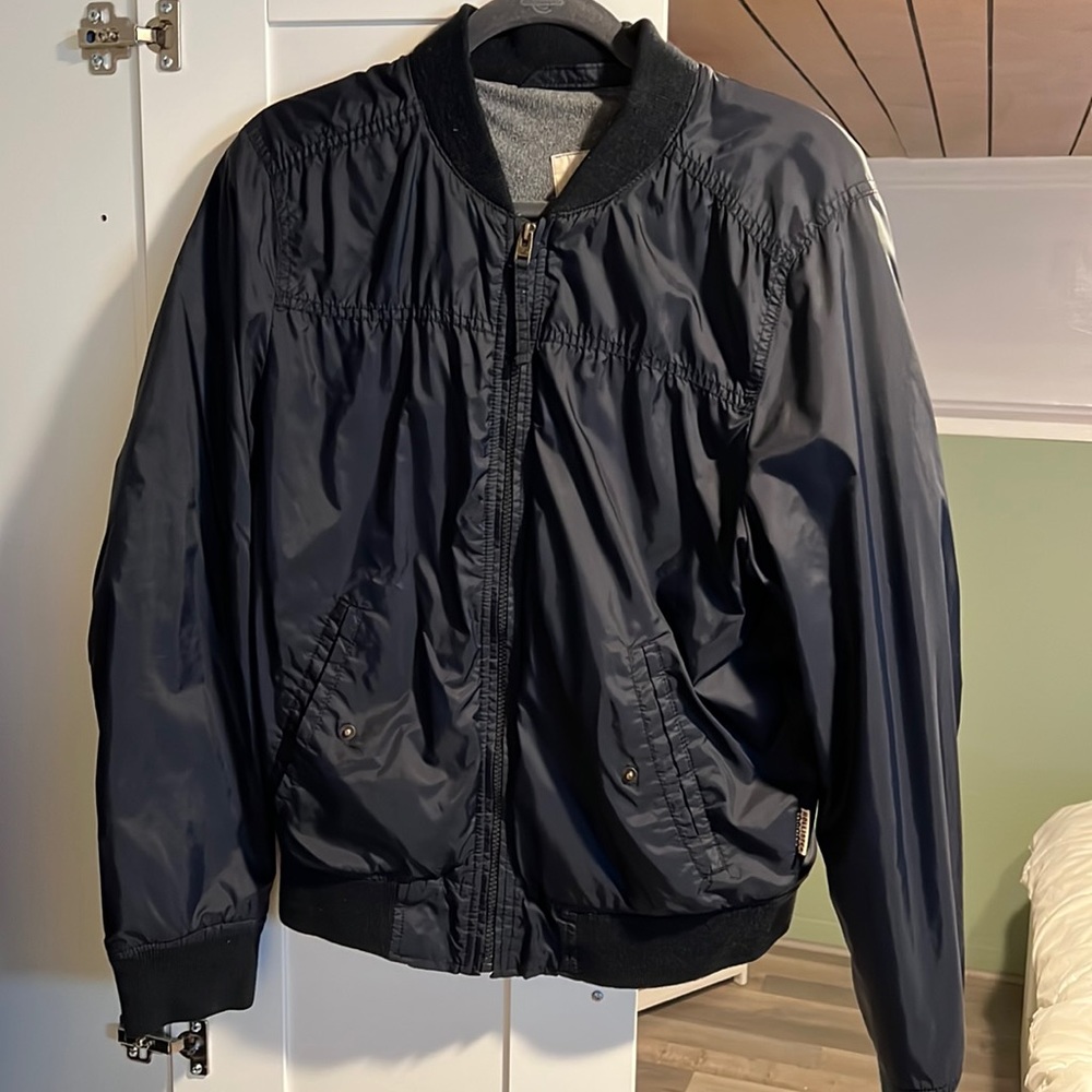 Navy Blue Bomber Jacket size Medium